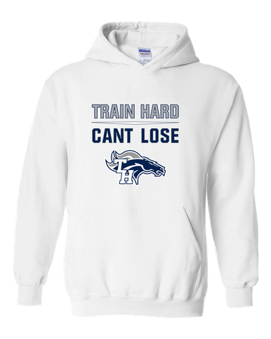 Trabuco Hills Mustangs Train Hard, Can't Lose Men's Hoodie