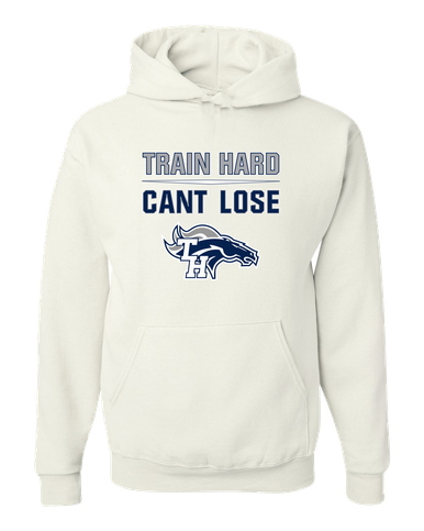 Trabuco Hills Mustangs Train Hard, Can't Lose Men's Premium Hoodie