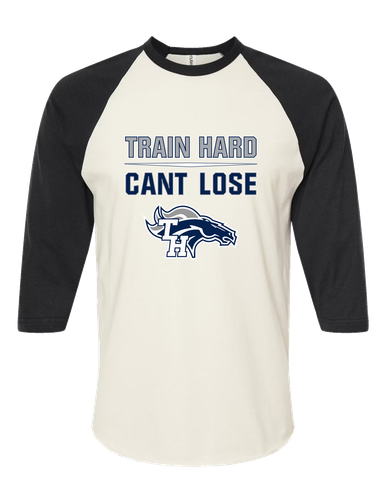 Trabuco Hills Mustangs Train Hard, Can't Lose Men's Baseball T-Shirt