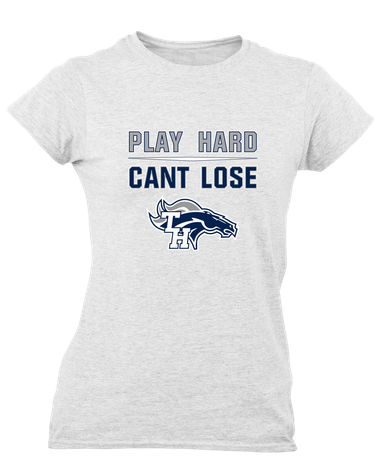 Trabuco Hills Mustangs Play Hard, Can't Lose Women's SS T-Shirt