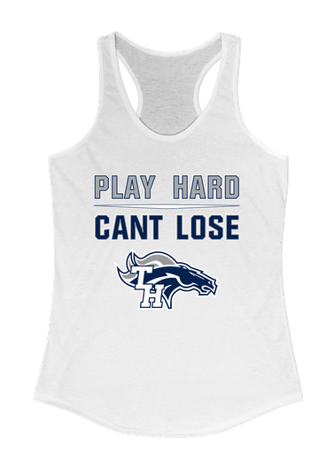 Trabuco Hills Mustangs Play Hard, Can't Lose Women's Tank Top