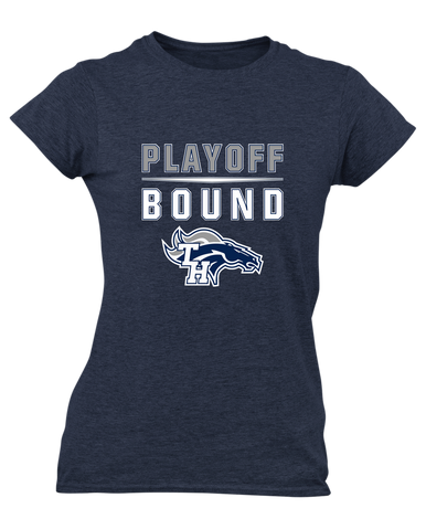 Trabuco Hills Mustangs Playoff Bound Women's Premium SS T-Shirt