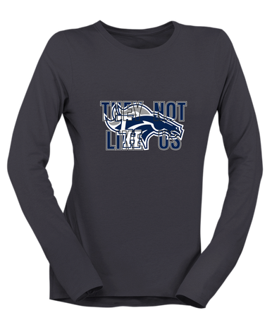 Trabuco Hills Mustangs They Not Like Us #2 Women's Premium LS T-Shirt