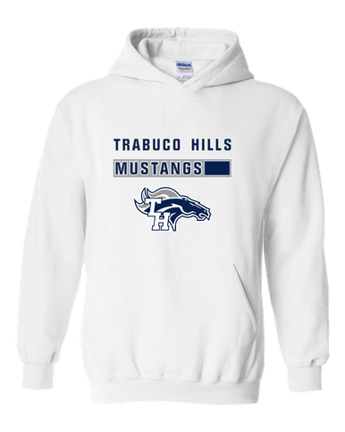 Trabuco Hills Mustangs Mascot #7 Men's Hoodie