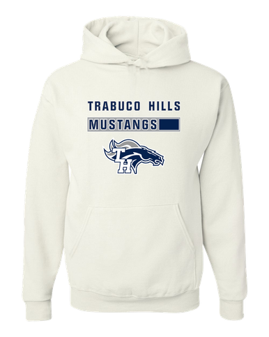 Trabuco Hills Mustangs Mascot #7 Men's Premium Hoodie