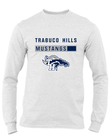 Trabuco Hills Mustangs Mascot #7 Men's Premium LS T-Shirt