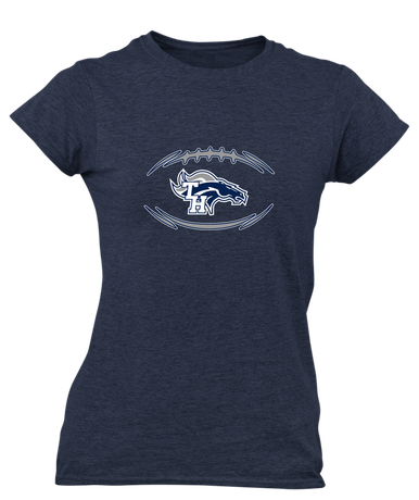Trabuco Hills Mustangs Football #3 Women's Premium SS T-Shirt