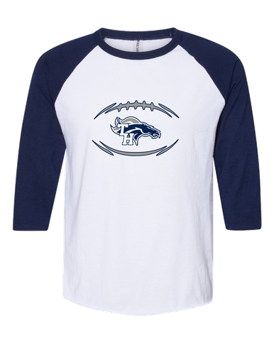 Trabuco Hills Mustangs Football #3 Women's Baseball T-Shirt