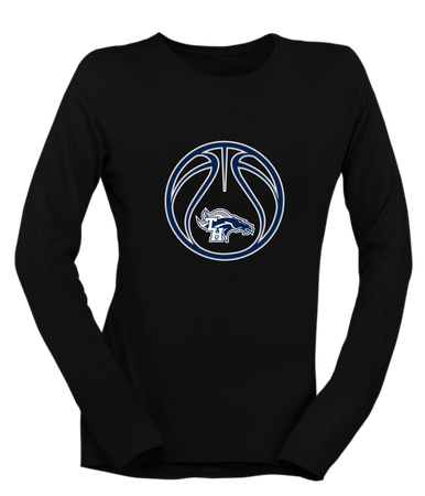 Trabuco Hills Mustangs Basketball #2 Women's Premium LS T-Shirt