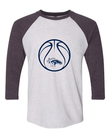 Trabuco Hills Mustangs Basketball #2 Men's Baseball T-Shirt
