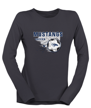 Trabuco Hills Mustangs Soccer #2 Women's LS T-Shirt