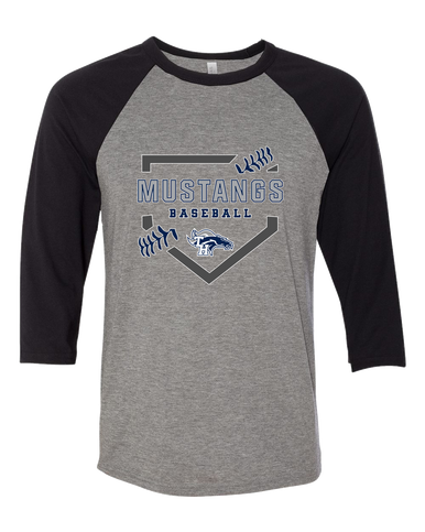 Trabuco Hills Mustangs Baseball #2 Women's Baseball T-Shirt