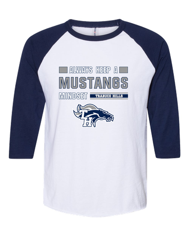 Trabuco Hills Mustangs Mindset Men's Baseball T-Shirt