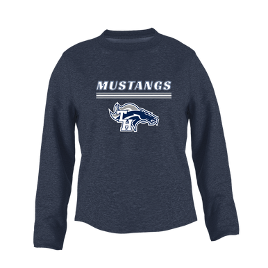 Trabuco Hills Mustangs Mascot #8 Women's Sweatshirt
