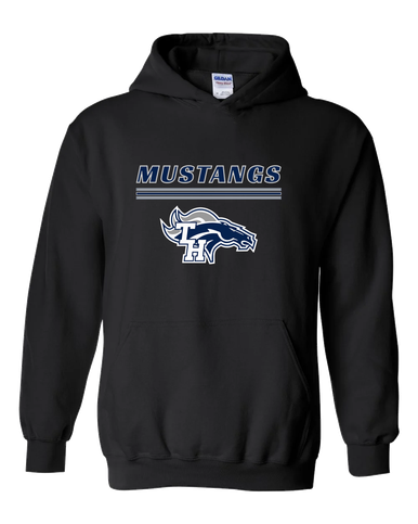 Trabuco Hills Mustangs Mascot #8 Men's Hoodie