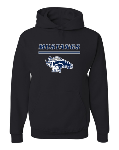 Trabuco Hills Mustangs Mascot #8 Men's Premium Hoodie