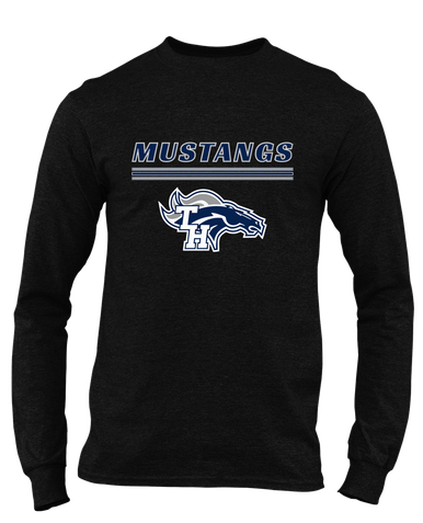 Trabuco Hills Mustangs Mascot #8 Men's Premium LS T-Shirt