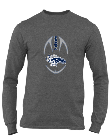 Trabuco Hills Mustangs Football #4 Men's Premium LS T-Shirt