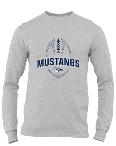 Trabuco Hills Mustangs Football #5 Men's LS T-Shirt