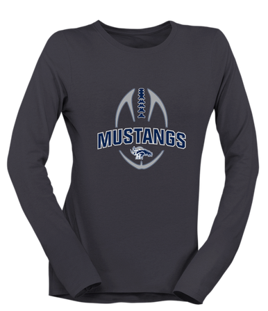 Trabuco Hills Mustangs Football #5 Women's Premium LS T-Shirt