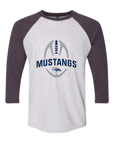 Trabuco Hills Mustangs Football #5 Women's Baseball T-Shirt
