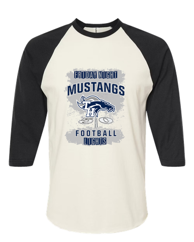 Trabuco Hills Mustangs Football #6 Men's Baseball T-Shirt