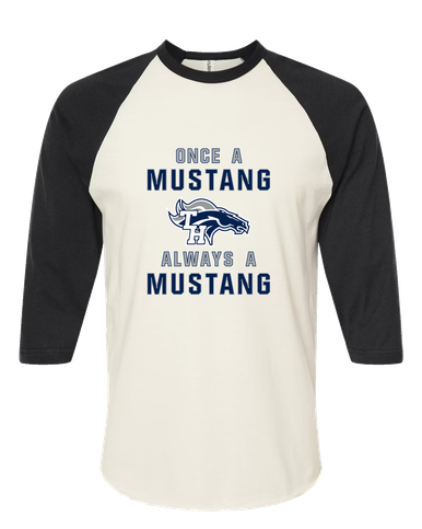Trabuco Hills Mustangs Once A Women's Baseball T-Shirt