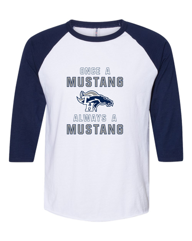 Trabuco Hills Mustangs Once A Men's Baseball T-Shirt
