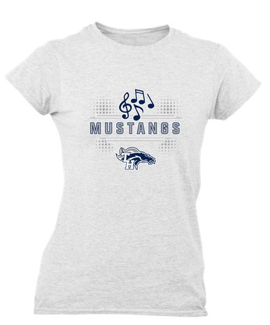 Trabuco Hills Mustangs Band # 3 Women's Premium SS T-Shirt