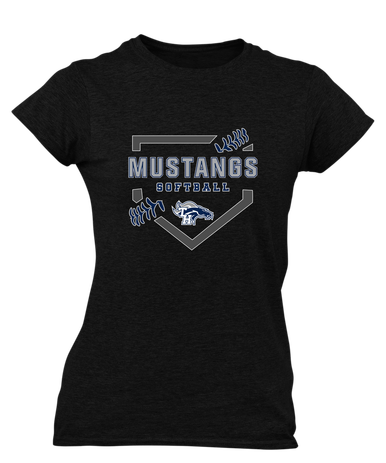 Trabuco Hills Mustangs Softball #2 Women's SS T-Shirt