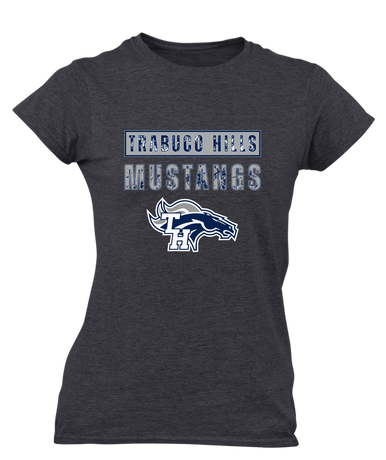 Trabuco Hills Mustangs Mascot #9 Women's SS T-Shirt