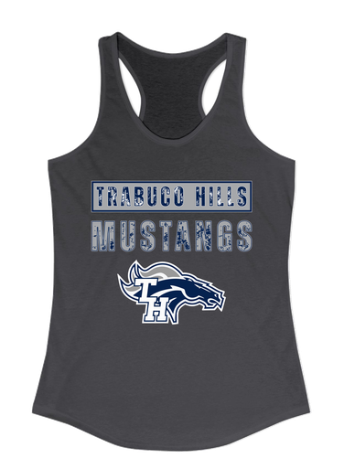 Trabuco Hills Mustangs Mascot #9 Women's Tank Top