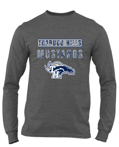 Trabuco Hills Mustangs Mascot #9 Men's Premium LS T-Shirt