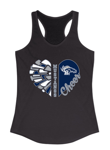Trabuco Hills Mustangs Heart Cheer Women's Tank Top