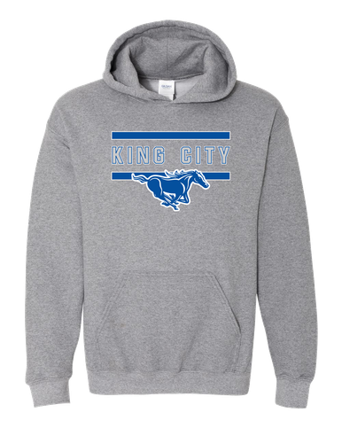 King City Mustangs Mascot #4 Men's Hoodie