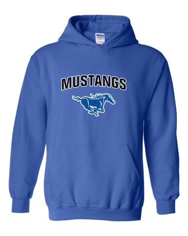 King City Mustangs Mascot #6 Men's Hoodie