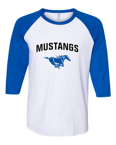 King City Mustangs Mascot #6 Men's Baseball T-Shirt