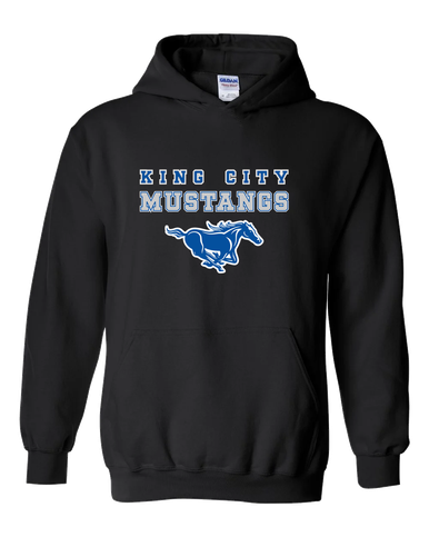 King City Mustangs Spirit Men's Hoodie