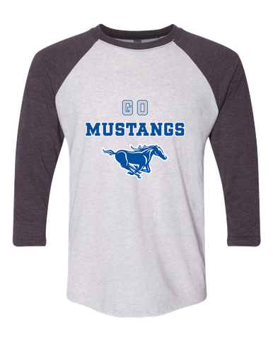 King City Mustangs Go Team Men's Baseball T-Shirt