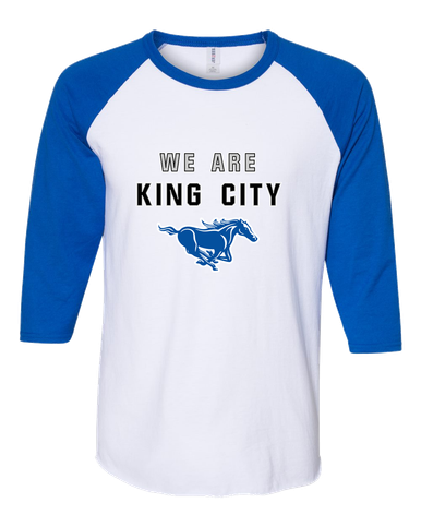 King City Mustangs We Are Women's Baseball T-Shirt