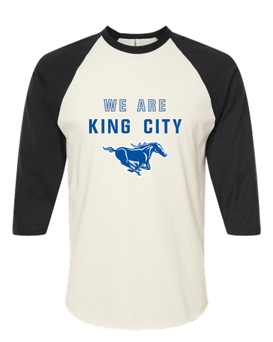 King City Mustangs We Are Men's Baseball T-Shirt