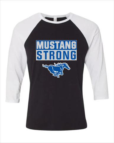 King City Mustangs Strong #1 Women's Baseball T-Shirt
