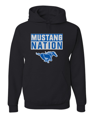 King City Mustangs Nation #1 Men's Premium Hoodie