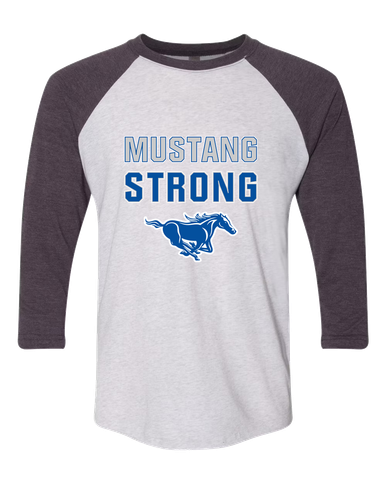 King City Mustangs Strong #2 Men's Baseball T-Shirt