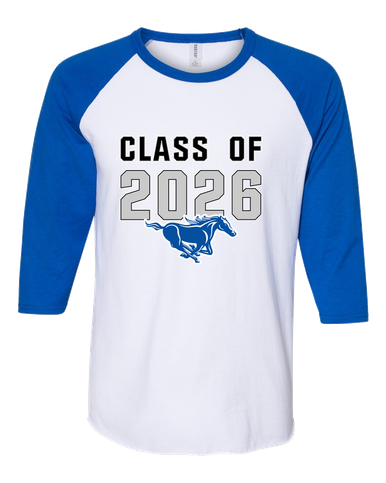 King City Mustangs Class of 2026 Women's Baseball T-Shirt