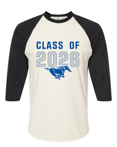 King City Mustangs Class of 2026 Men's Baseball T-Shirt