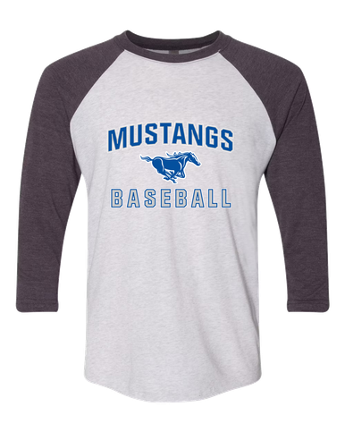 King City Mustangs Baseball #1 Women's Baseball T-Shirt