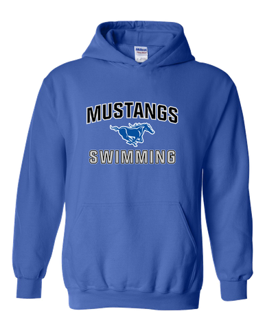 King City Mustangs Swimming Men's Hoodie