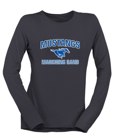 King City Mustangs Marching Band Women's LS T-Shirt