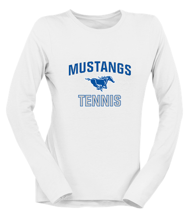 King City Mustangs Tennis Women's LS T-Shirt